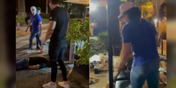 Atacan SALVAJEMENTE a pareja HOMOSEXUAL en taquería de Polanco en CDMX