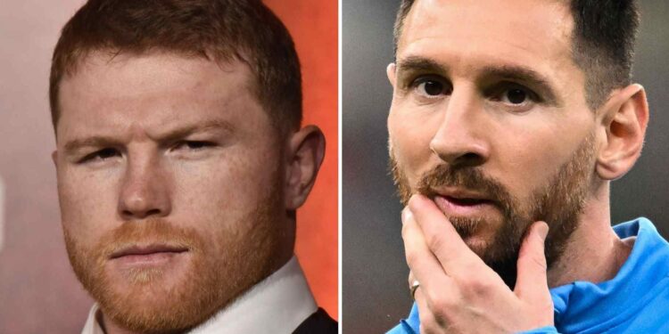 “Déjense de pen…”: EL CANELO no perdona, insiste que MESSI hizo grosería a México