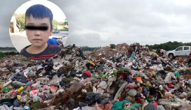 ¡Niño buscaba comida en la basura y MUERE APLASTADO por camión!