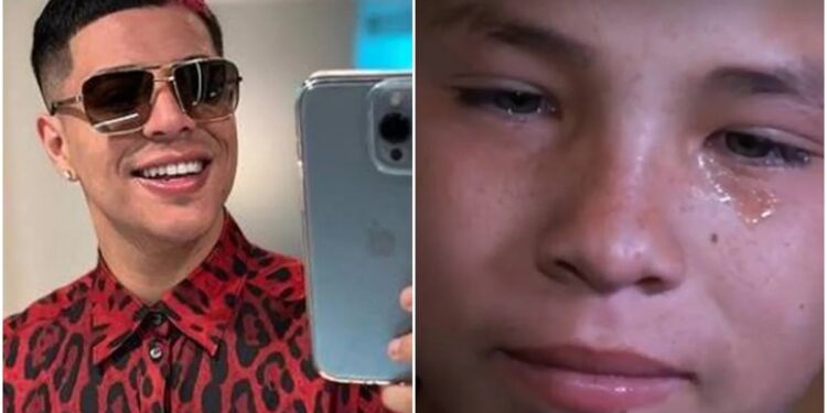 ¡Eduin Caz ayudará NIÑO fan que CANTA para apoyar a su abuelita!