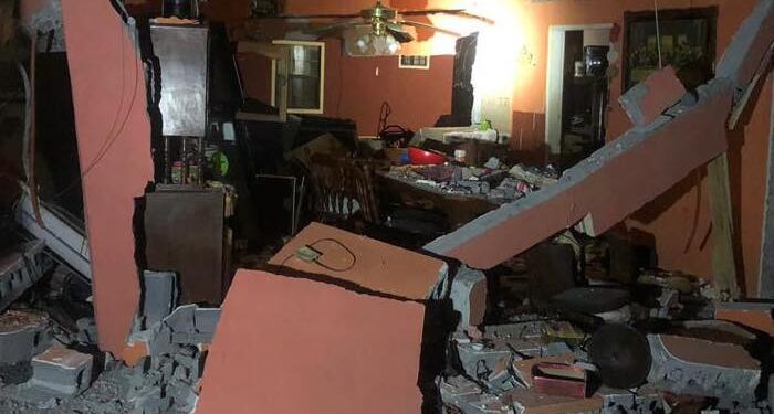 ¡Mujer casi MUERE CALCINADA al explotar su casa por fuga en Matamoros!