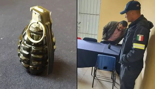 Niña lleva una GRANADA a la escuela y desata operativo en CDMX