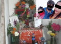 Ponen altar para Rosa y sus niños; fueron asesinados en Altamira