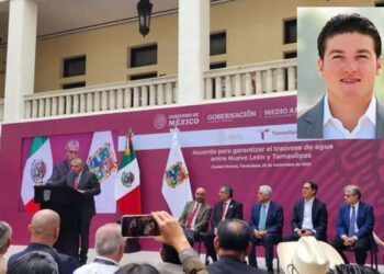 Samuel García le hace “el fuchi” a VICTORIA para formalizar trasvase de AGUA