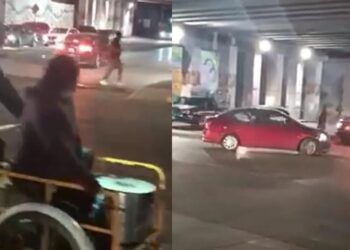 Video. ”INMORTAL”: es arrollado 2 veces por VIOLENTO sujeto tras choque, y sobrevive