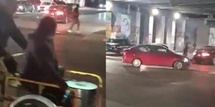 Video. ”INMORTAL”: es arrollado 2 veces por VIOLENTO sujeto tras choque, y sobrevive