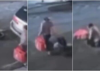 Video. ¿Otra, otra vez?, mujer CAE a coladera destapada en CDMX
