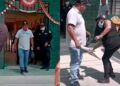 Video: Sale de la CÁRCEL y su “jefecita” lo espera para corregirlo ¡a CINTURONAZOS!