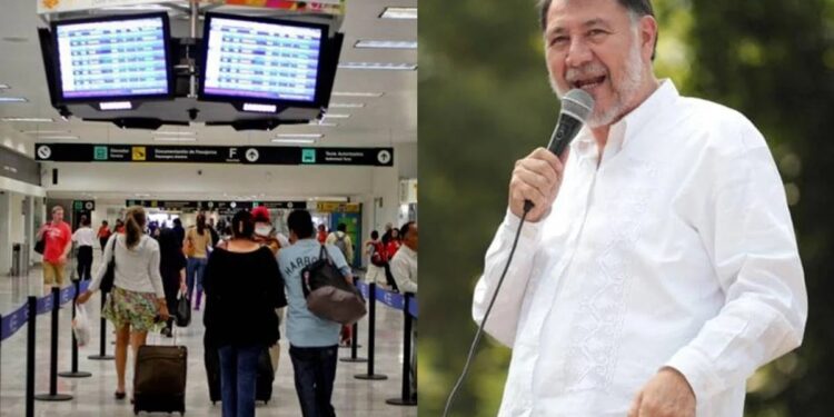 Mujer se INFARTA en aeropuerto y Fernández Noroña se burla: “se enteró que iba a hacer horas de espera”