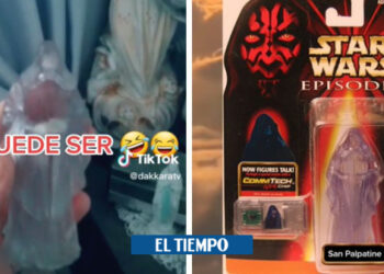Video: abuelita confunde figura de “Star Wars” con un santo y le reza ¡por 15 años!