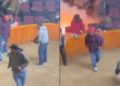 ¡Kikiri…BUM!, terror por EXPLOSIÓN de granada en pelea de gallos