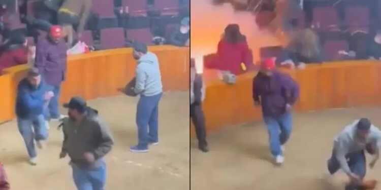 ¡Kikiri…BUM!, terror por EXPLOSIÓN de granada en pelea de gallos