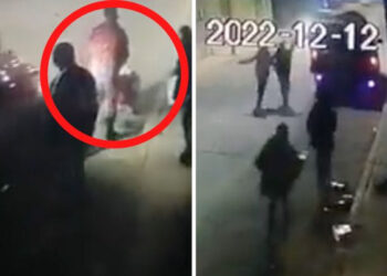 Video: Arrolla a padre e hija, luego huye ¡ARRASTRANDO la carriola con la BEBÉ!