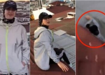 Video. ¡TikToker MUERE al caer de un techo mientras hacía LIVE!