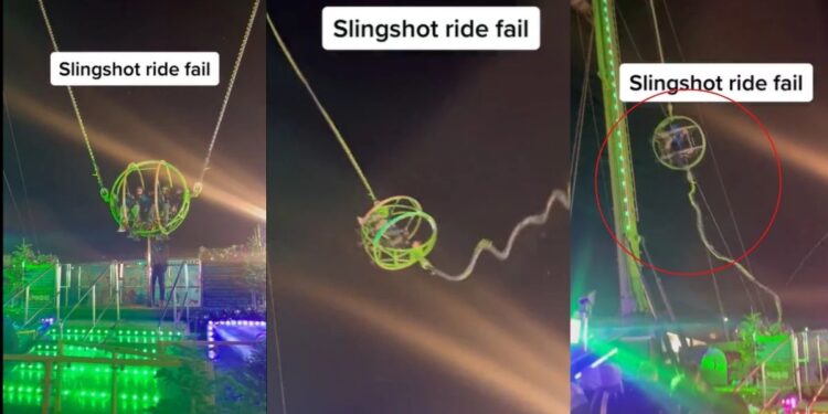 Video: ¡FALLA juego mecánico y jóvenes quedan aterrorizados EN EL AIRE!