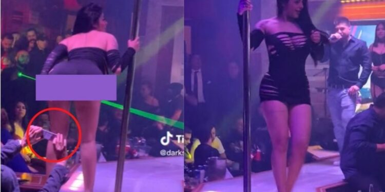 ¡Karely Ruiz, a la pista!, la estrella de OnlyFans baila tubo en posada