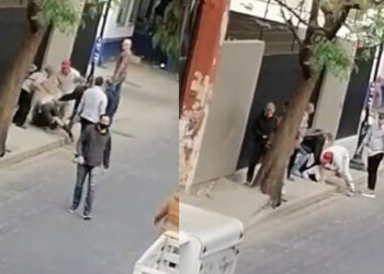 Video: justicieros agarran a “trancazos” a ladronzuelo en Oaxaca