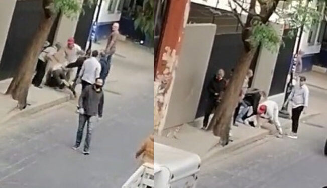 Video: justicieros agarran a “trancazos” a ladronzuelo en Oaxaca