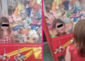 ¡Chamaquita de 4 años quería robar ositos y es “tragada” por la máquina!