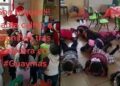Video. Santa Claus “blindado” calma a NIÑOS asustados por BALACERA en Guaymas