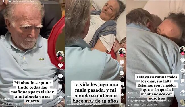 Amor eterno: abuelito enamora a su esposa a diario; ella perdió la memoria