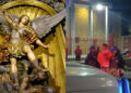 ¿Justicia divina?, ROBABA en iglesia y espada de Arcángel Miguel le atraviesa la GARGANTA