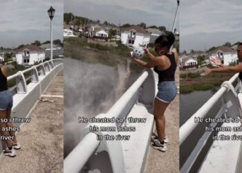 Video: Mujer tira las CENIZAS de su suegra para VENGARSE de marido INFIEL
