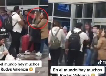 Video: “¿No te da vergüenza?”: mujer “deschonga” a la amante del marido en aeropuerto