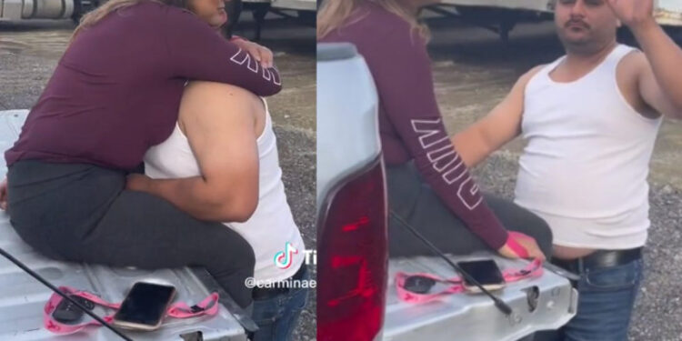 Video: «Así te quería agarrar»: encuentra a su amado con «el cuerno»
