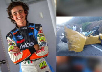 Muere en accidente automovilístico joven piloto mexicano de 17 años: “Fico” Gutiérrez