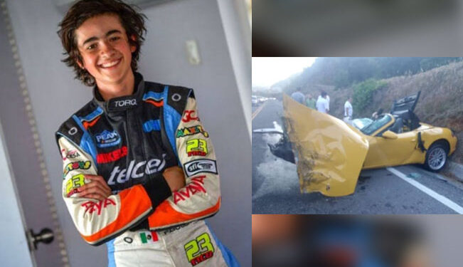Muere en accidente automovilístico joven piloto mexicano de 17 años: “Fico” Gutiérrez