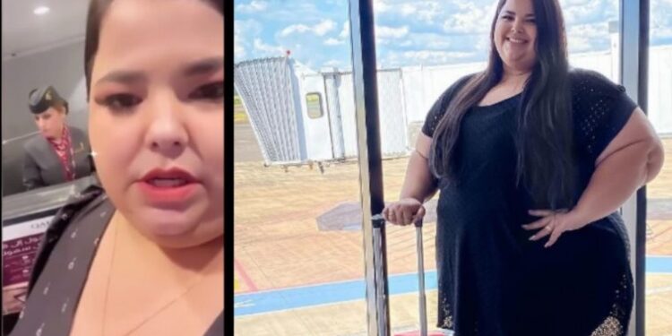 Humillan a mujer en aeropuerto; le prohíben abordar por exceso de peso