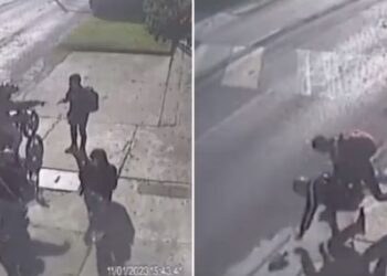 Video: Chamaco se defiende de asaltantes “a puño limpio”, ¡los hizo correr!