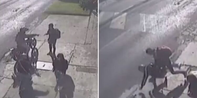 Video: Chamaco se defiende de asaltantes “a puño limpio”, ¡los hizo correr!