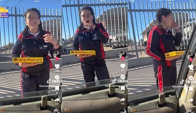 Video: «¡Mazapanera, ándele!», pone a su hija a vender mazapanes por fallar en la escuela