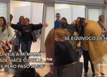 Video: ¡Despistadilla!, mamá se confunde a su hijo y arruina reencuentro