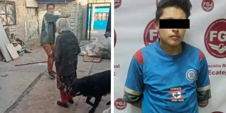 Video. ¡Despiadado sujeto GOLPEA a su indefensa ABUELITA con un tubo!