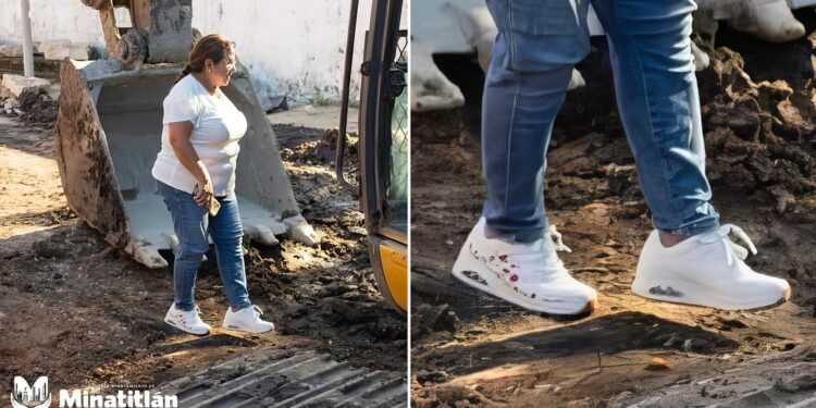 ¡Vuela, vuela…!, tunden a Alcaldesa de Minatitlán por foto en la que parece flotar