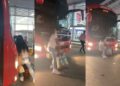 Video: ¡chofer de ADO empuja a mujer intencionalmente con el autobús!