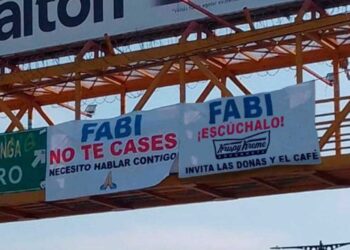 “FABI no te cases”: desesperado pone carteles por todo SLP y hasta el “gober” interviene