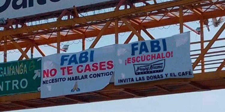 “FABI no te cases”: desesperado pone carteles por todo SLP y hasta el “gober” interviene