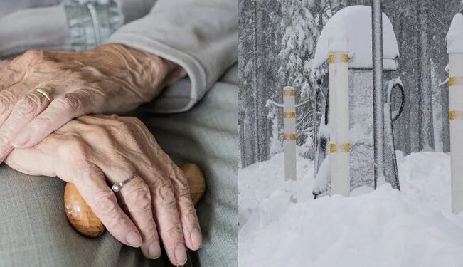Ancianita muere congelada atrapada en su propia casa por fuertes nevadas