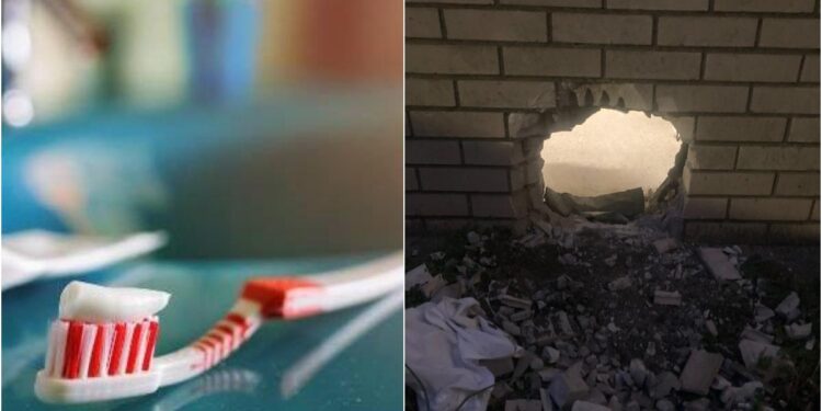Escapan de la cárcel por un túnel que hicieron ¡con un cepillo de dientes!
