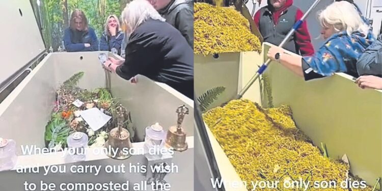 Convierte el cadáver de su hijo en composta porque “amaba la naturaleza”