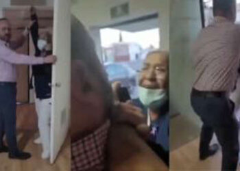 Video. Doctor GOLPEA a enfermera frente a pacientes y la echa «a patadas»