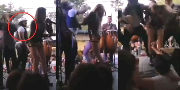 Video. Cantante de La Nueva Sonora sufre agresión sexual y golpes en el escenario