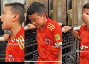 Video. “Que caiga con fuerza la pedofilia”: estremece canto y llanto de niño en Tiktok