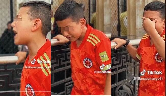 Video. “Que caiga con fuerza la pedofilia”: estremece canto y llanto de niño en Tiktok