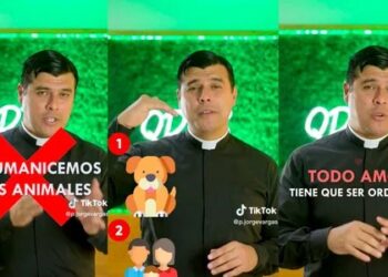 Video. “Un animal no vale más que un ser humano”: dice SACERDOTE en redes