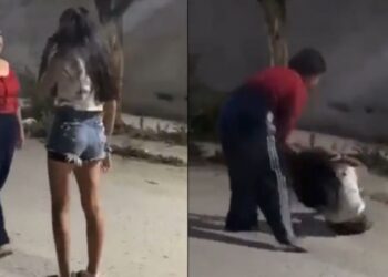 Video. “Me vale que llores”: da brutal golpiza a su hija para que aprenda a defenderse